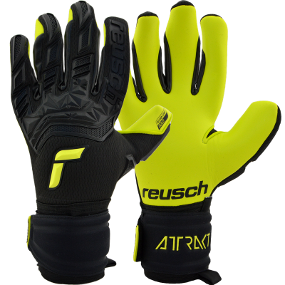 Reusch Gants De Gardien Attrakt Aqua Evolution - Noir/Fluo/Bleu