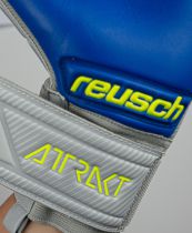 Gants Reusch Attrakt Grip Evolution Finger Support (barrettes) Junior gris 2022