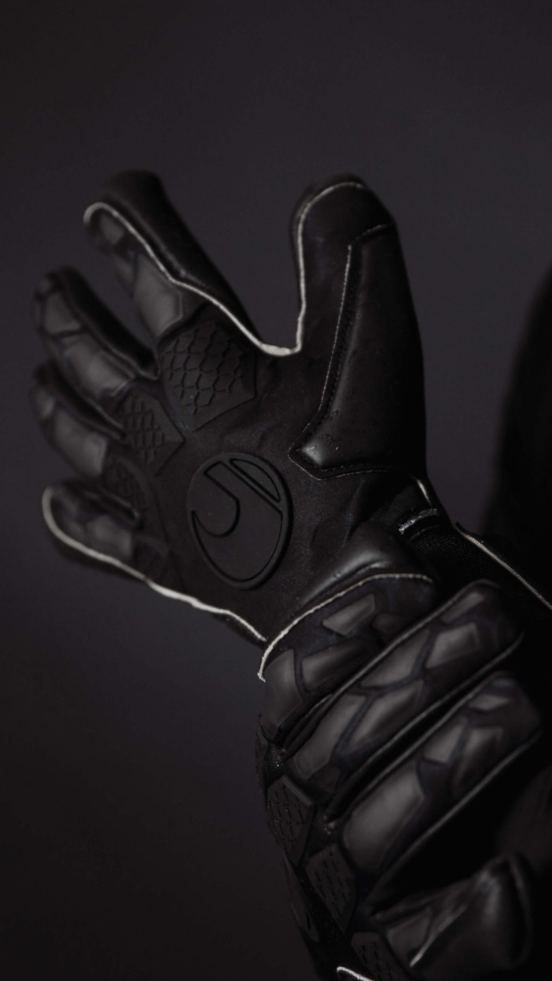UHLSPORT SUPERGRIP HN LIMITED MAIGNAN #353 Guanti Rossi/neri - Nuovo Con Etichette