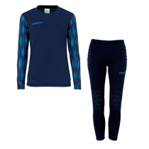 Kit Junior Gardien Maillot + pantalon Uhlsport Reaction GK bleu marine 2022